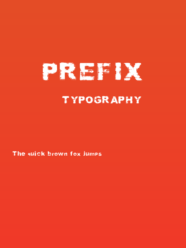 Prefix Poster