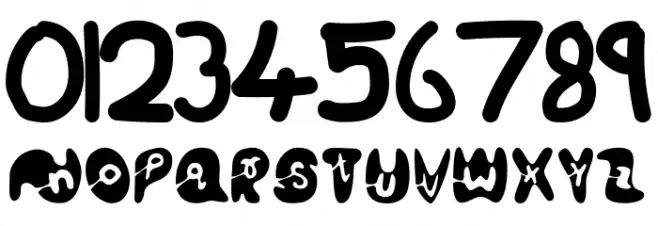 Pregna Bold Extended Caption Шрифта ДРУГИЕ символов