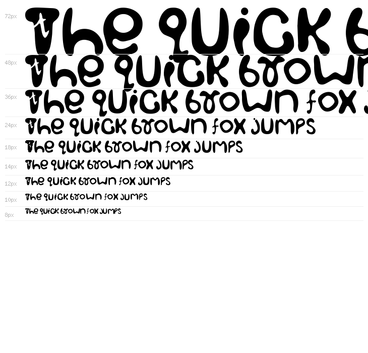 Pregna Bold Extended Caption Waterfall