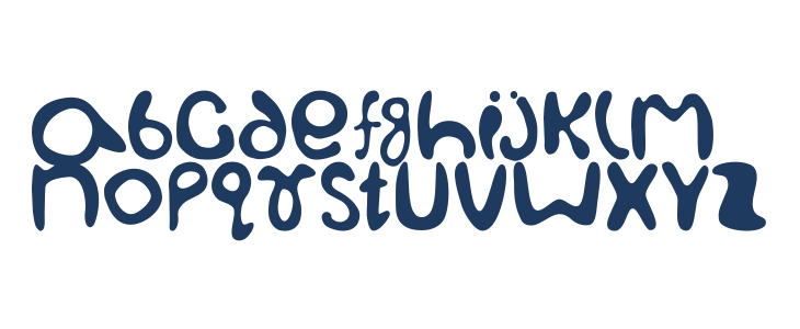 Pregna Bold Extended Caption Lowercase