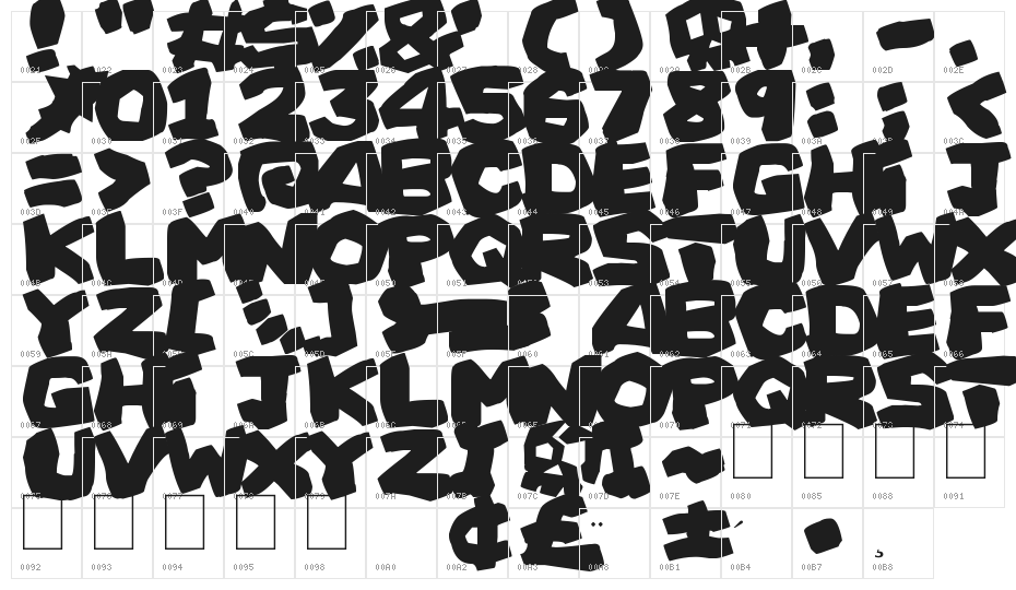 Prehistoric Caveman Character Map