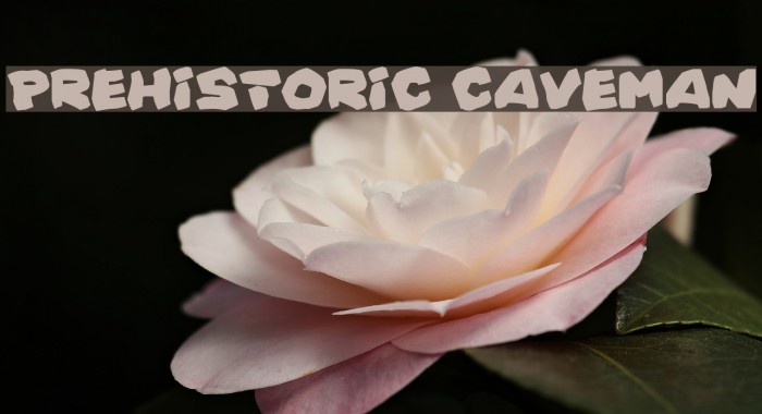 Prehistoric Caveman Font examples