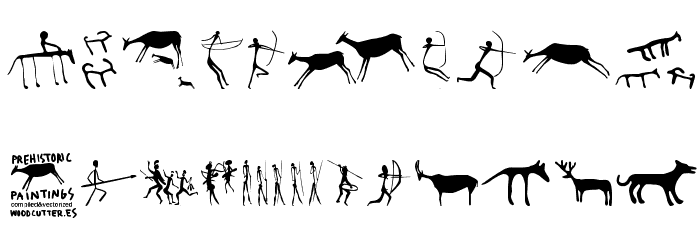 Prehistoric Paintings Font OTHER CHARS