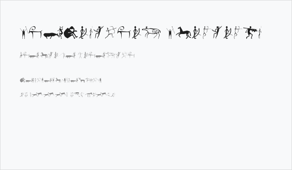 Prehistoric Paintings Business Card