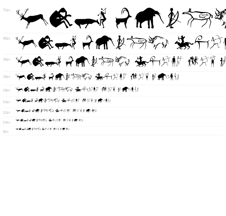 Prehistoric Paintings Waterfall