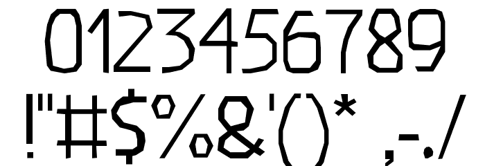 Prehistoric Font OTHER CHARS