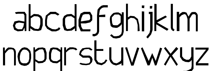 Prehistoric Font LOWERCASE