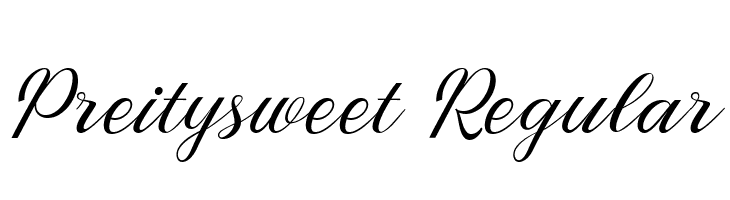 Preitysweet Regular  font caratteri gratis