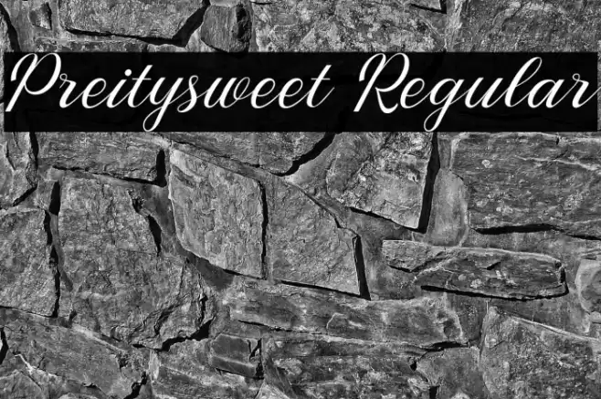 Preitysweet Regular Font examples
