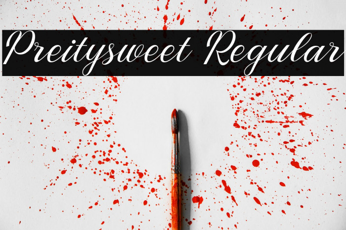 Preitysweet Regular Example 3