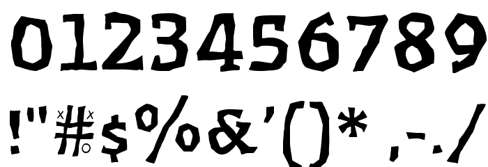 Prejidenjia Font OTHER CHARS