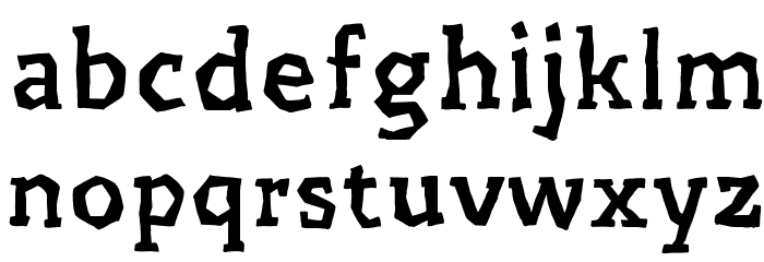 Prejidenjia Font LOWERCASE