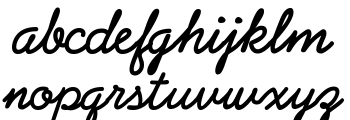 PreludeFLF-Bold Font LOWERCASE