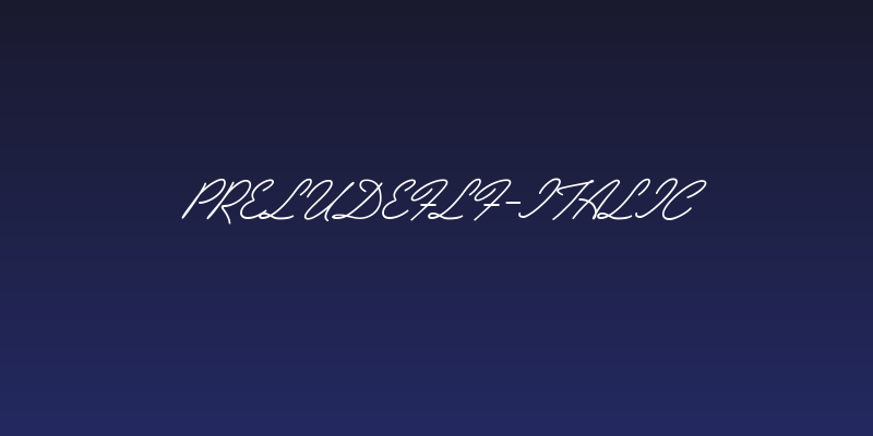 PreludeFLF-Italic Social Header