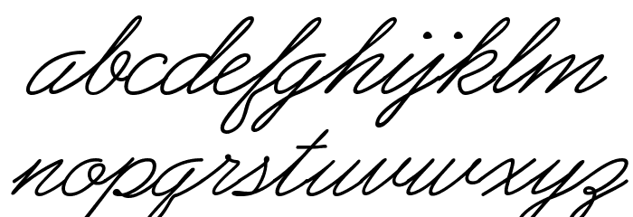 PreludeFLF-Italic Font LOWERCASE