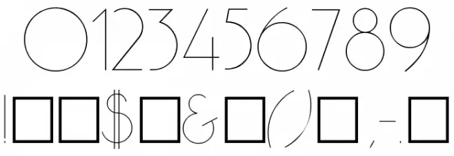 Premi Font OTHER CHARS