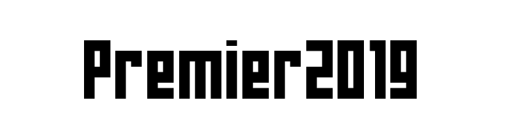 Premier 2019  baixar fontes gratis