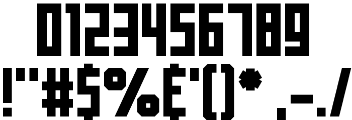 Premier 2019 Font OTHER CHARS