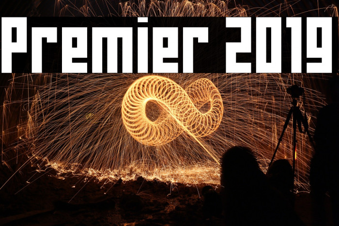 Premier 2019 Font examples