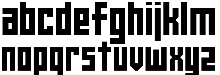 Premier 2019 Font LOWERCASE