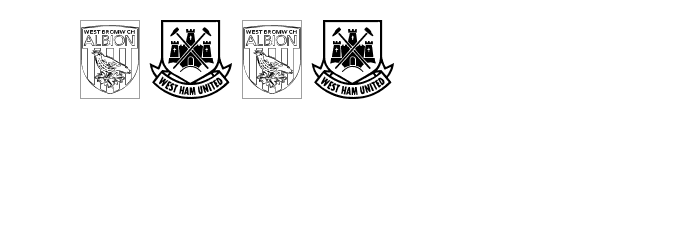 Premier League フォント その他の文字