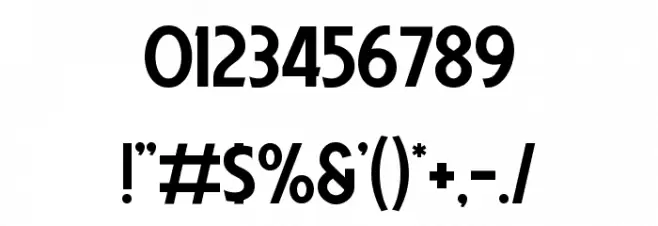 Premier Sans Font OTHER CHARS