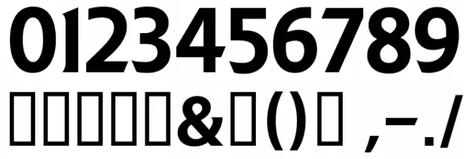 PremierLeague Font OTHER CHARS