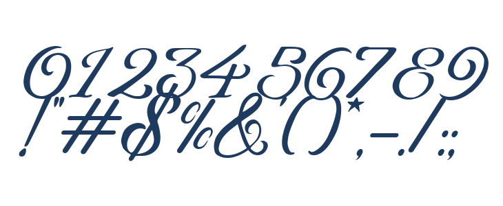 Premiere Christmas Italic Other Characters