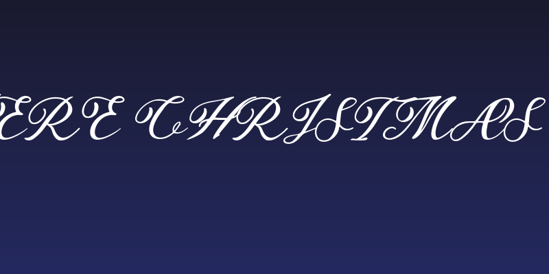 Premiere Christmas Italic Social Header