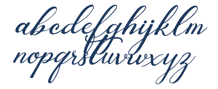 Premiere Christmas Italic Lowercase