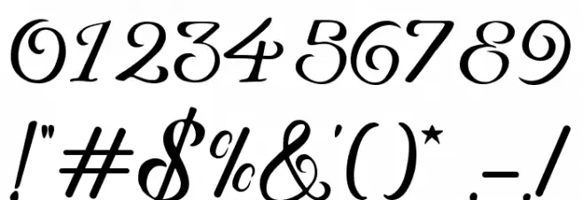 Premiere Christmas Font OTHER CHARS