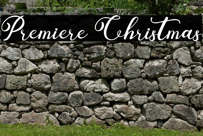 Premiere Christmas Fonte examples