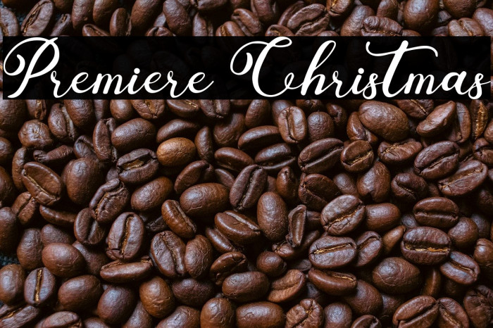 Premiere Christmas Fonte examples