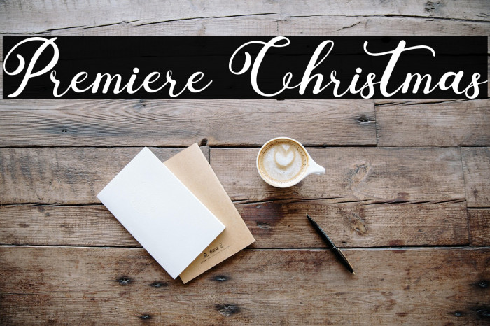 Premiere Christmas Fonte examples
