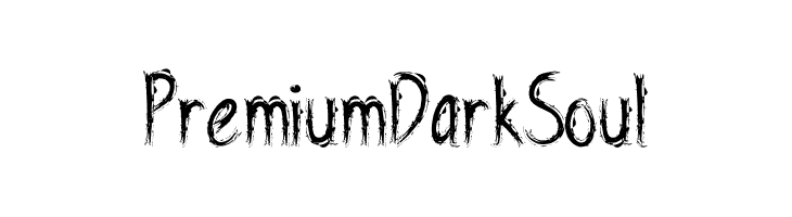PremiumDarkSoul  नि: शुल्क फ़ॉन्ट्स डाउनलोड