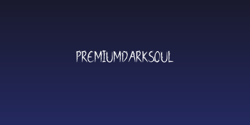 PremiumDarkSoul Social Header
