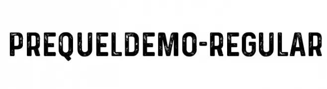 PrequelDemo-Regular  Descarca Fonturi Gratis