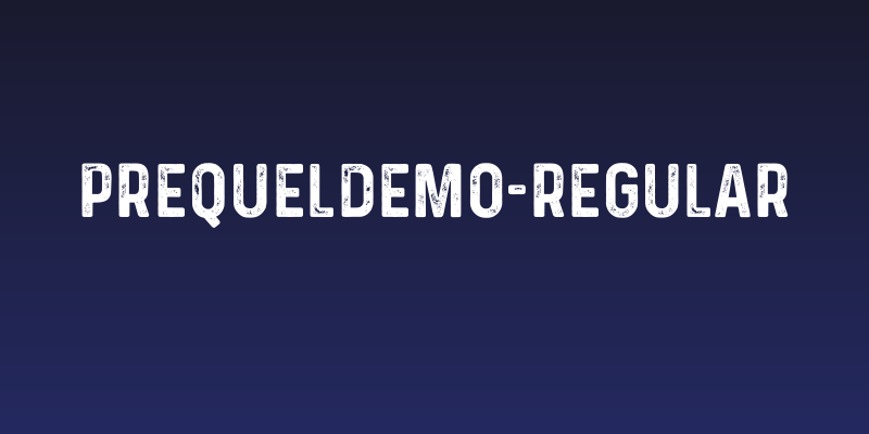 PrequelDemo-Regular Social Header