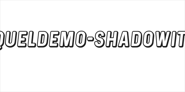 PrequelDemo-ShadowItalic Logo