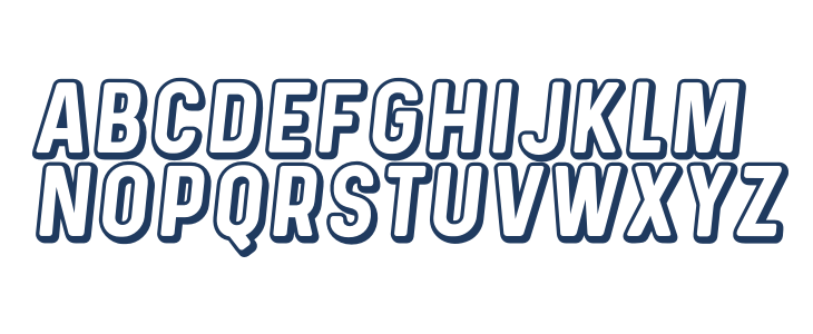 PrequelDemo-ShadowItalic Lowercase