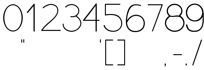 Presa UltraLight ANTIPIXEL.COM.AR Font Alte caractere