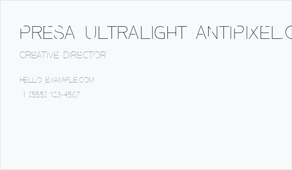 Presa UltraLight ANTIPIXEL.COM.AR Business Card