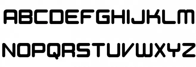 Presario Text Schriftart Groß