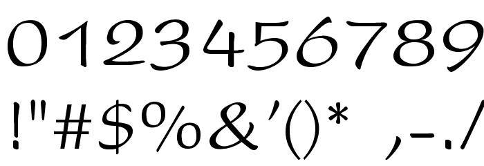 Prescript Font OTHER CHARS