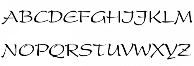 Prescript Schriftart Groß