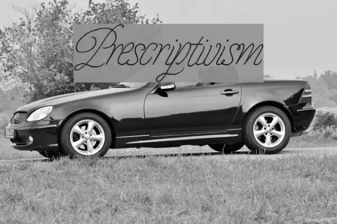 Prescriptivism Font examples