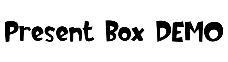 Present Box DEMO  les polices de caractères gratuit tlcharger
