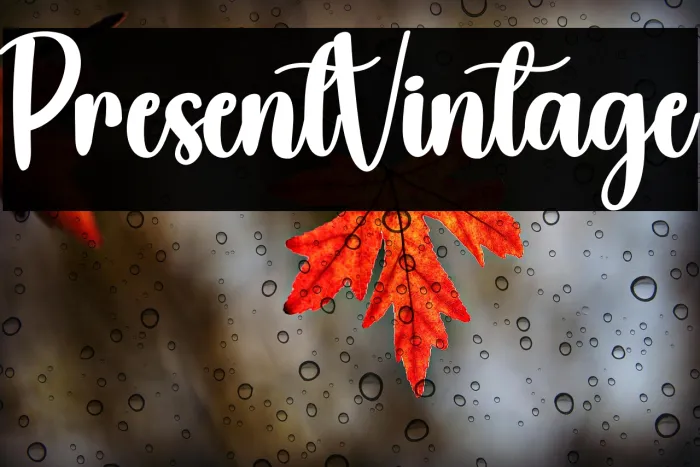 Present Vintage Example 1