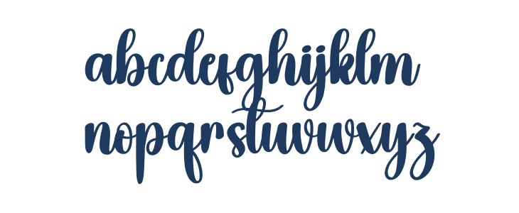 Present Vintage Lowercase