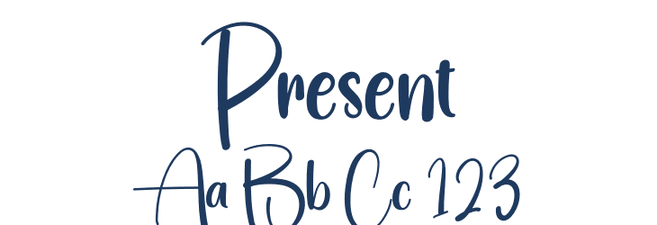 Present Font Preview